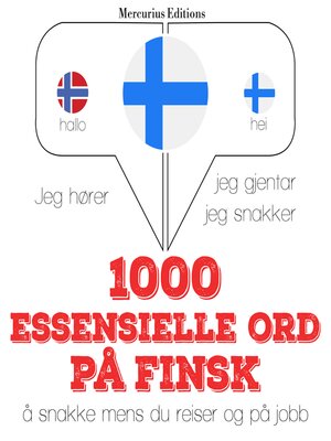 cover image of 1000 essensielle ord på finsk